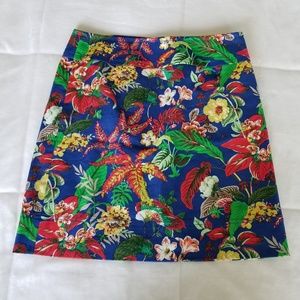 Talbots Aloha Hawaiian mini skirt sz 2